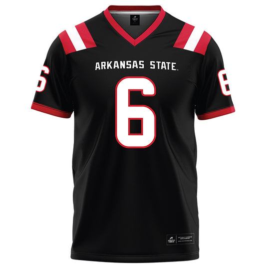 Arkansas State - NCAA Football : Ethan Crawford - Black Football Jersey-0