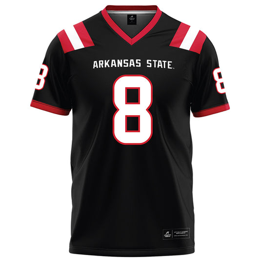 Arkansas State - NCAA Football : Dylan Crisp - Black Football Jersey-0