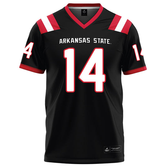 Arkansas State - NCAA Football : AJ Wallace - Black Football Jersey-0