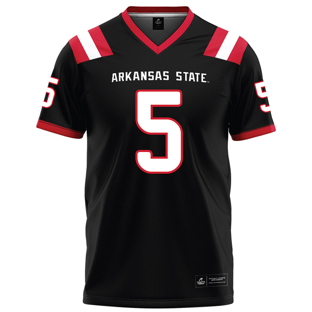 Arkansas State - NCAA Football : Kenyon Clay - Black Football Jersey-0