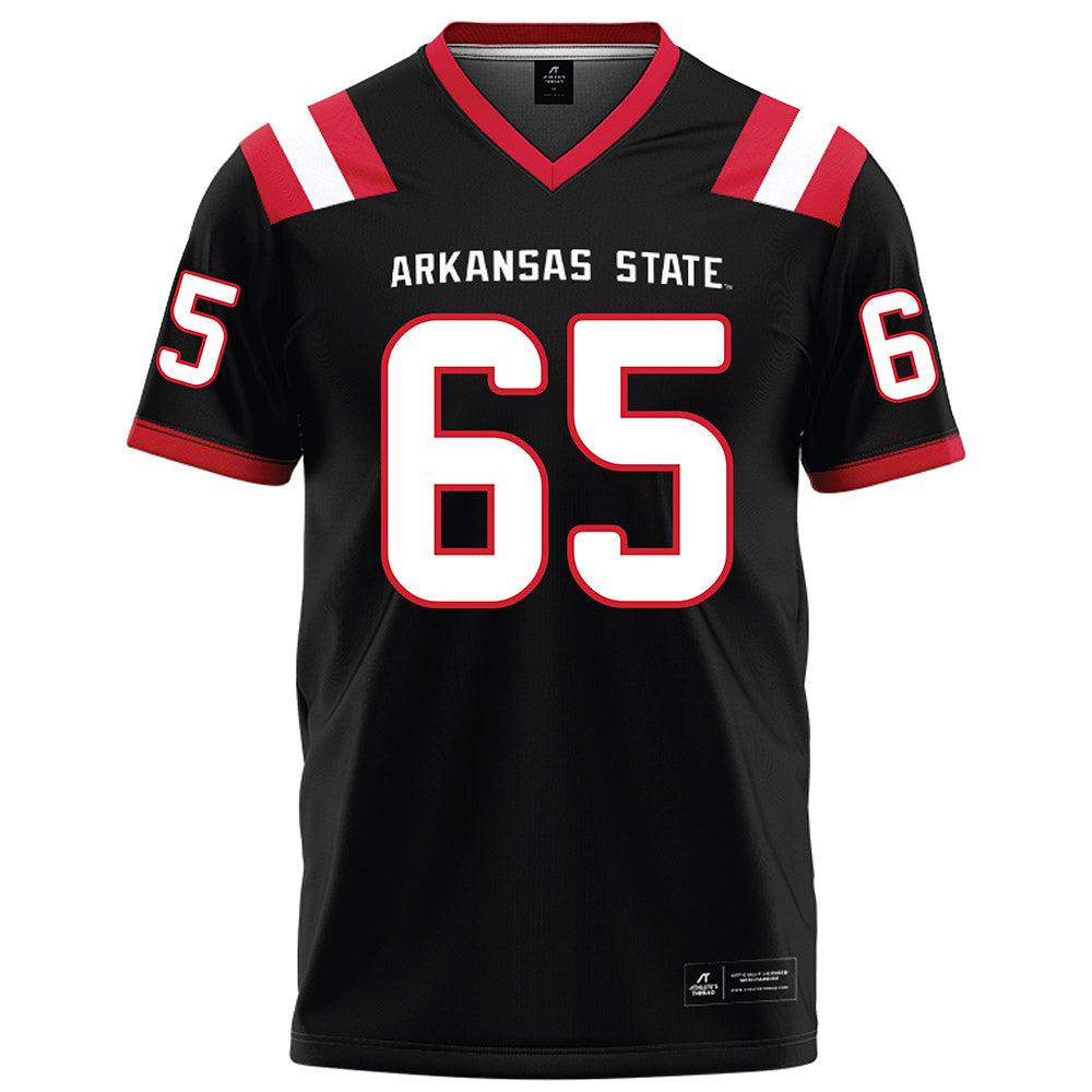 Arkansas State - NCAA Football : Noah Smith - Black Football Jersey-0