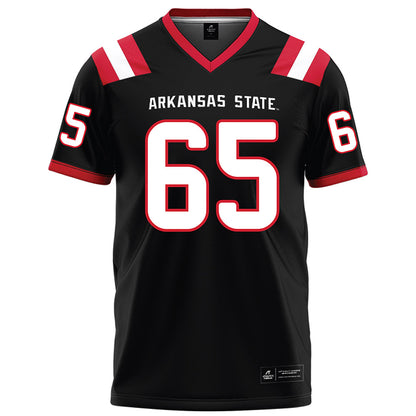 Arkansas State - NCAA Football : Noah Smith - Black Football Jersey-0