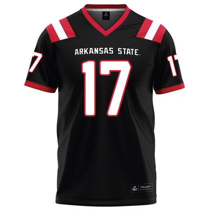 Arkansas State - NCAA Football : Christopher Boti - Black Football Jersey-0