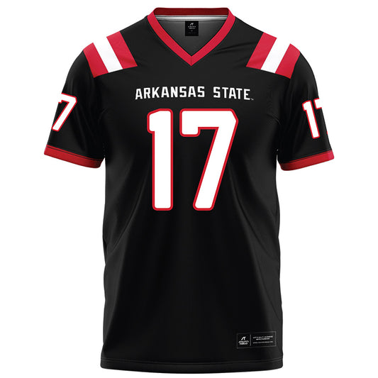 Arkansas State - NCAA Football : Christopher Boti - Black Football Jersey-0
