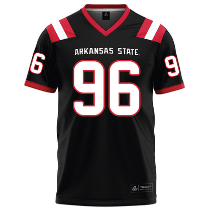 Arkansas State - NCAA Football : Ronnie Blossom - Black Football Jersey-0