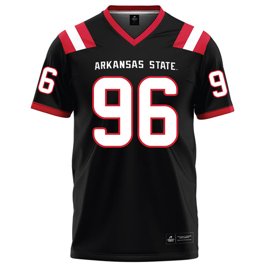 Arkansas State - NCAA Football : Ronnie Blossom - Black Football Jersey-0