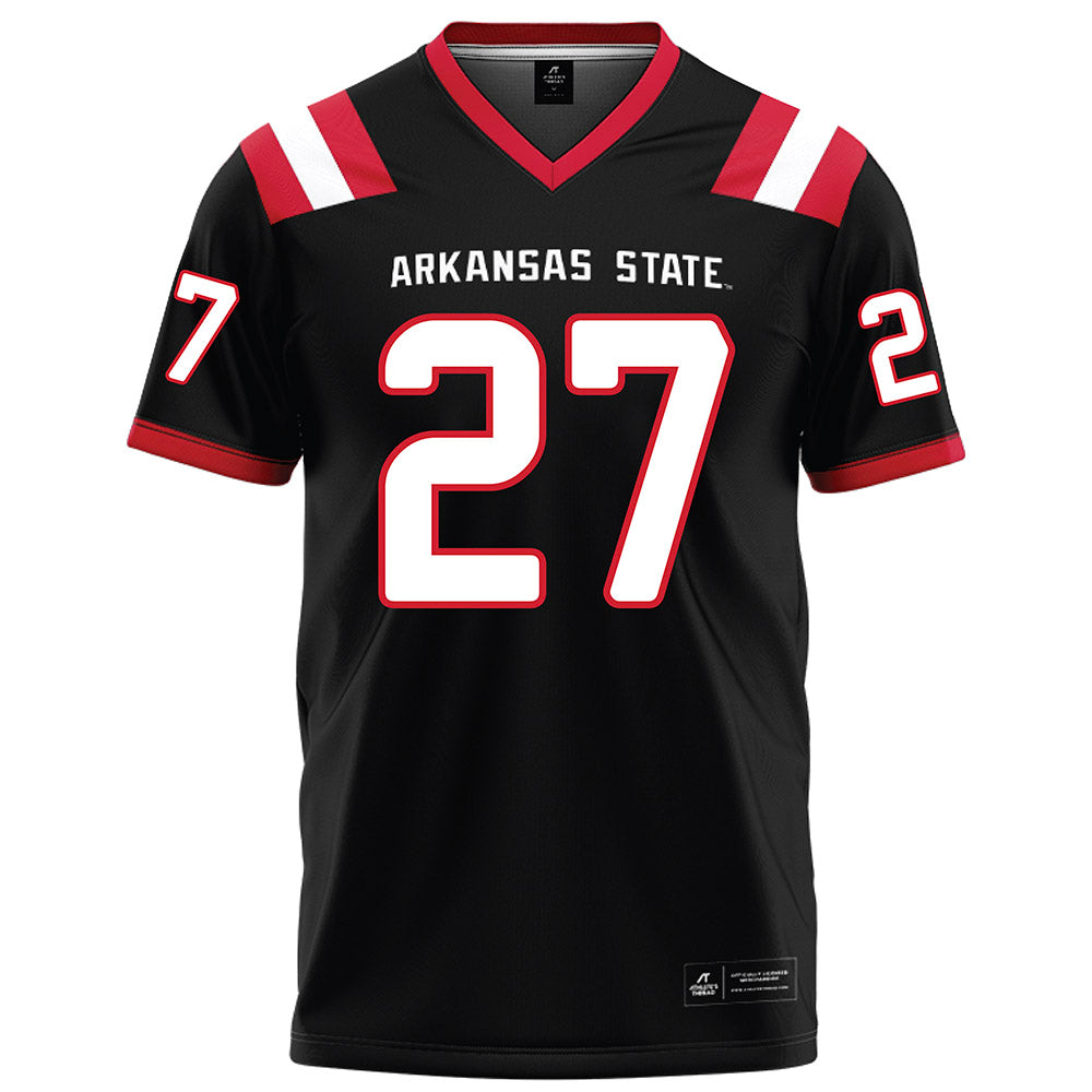 Arkansas State - NCAA Football : Noland Asberry - Black Football Jersey-0