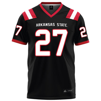 Arkansas State - NCAA Football : Noland Asberry - Black Football Jersey-0