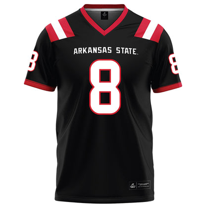 Arkansas State - NCAA Football : Josh Flowers - Black Football Jersey