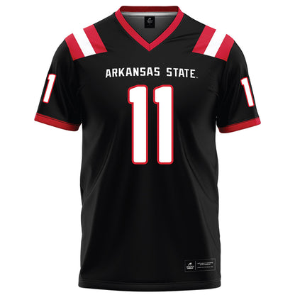 Arkansas State - NCAA Football : Demarcco Blanton - Black Football Jersey-0
