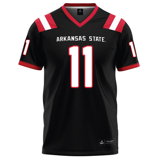 Arkansas State - NCAA Football : Demarcco Blanton - Black Football Jersey-0