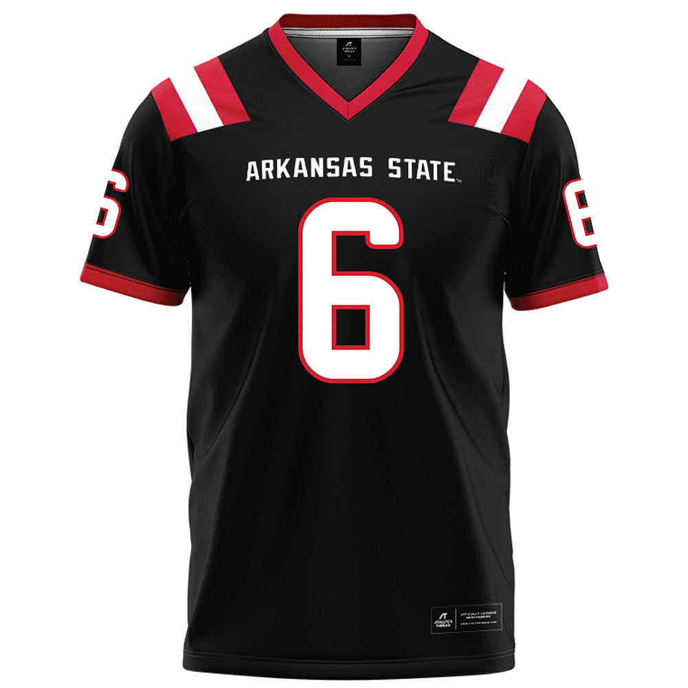 Arkansas State - NCAA Football : AG McGhee - Black Football Jersey-0