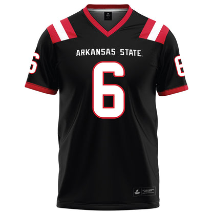 Arkansas State - NCAA Football : AG McGhee - Black Football Jersey-0