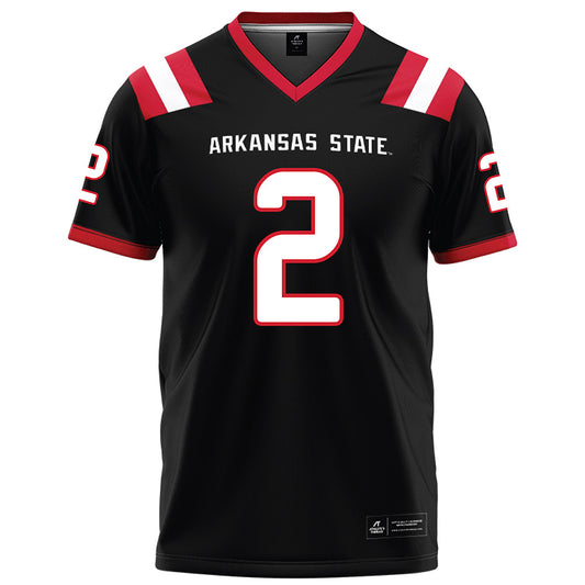 Arkansas State - NCAA Football : Leon Jones Jr - Black Football Jersey