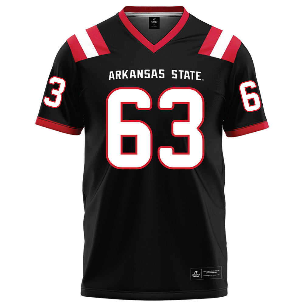 Arkansas State - NCAA Football : Aiden Kehm - Black Football Jersey-0