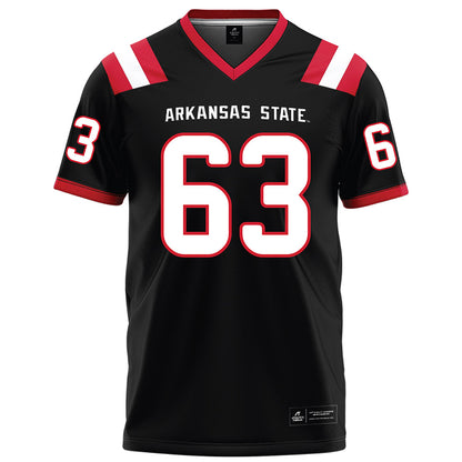 Arkansas State - NCAA Football : Aiden Kehm - Black Football Jersey-0