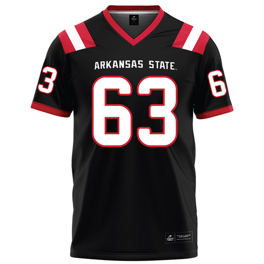 Arkansas State - NCAA Football : Aiden Kehm - Black Football Jersey-0