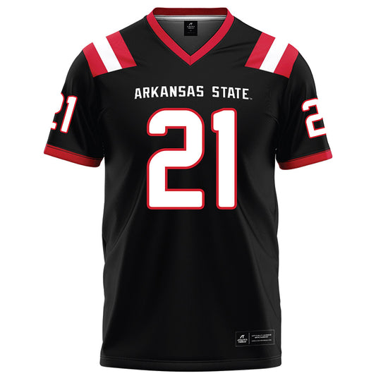 Arkansas State - NCAA Football : Zak Wallace - Black Football Jersey