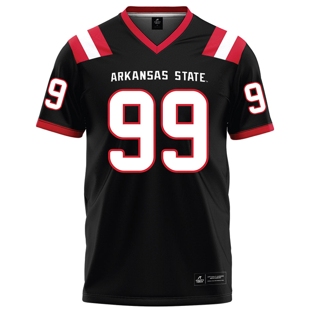 Arkansas State - NCAA Football : Quincy Wright - Black Football Jersey-0