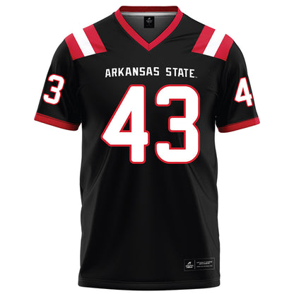 Arkansas State - NCAA Football : Chase Bogle - Black Football Jersey