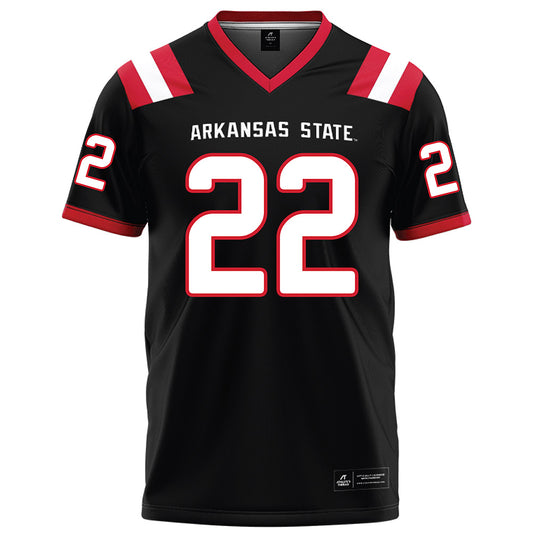 Arkansas State - NCAA Football : Cedric Hawkins - Black Football Jersey