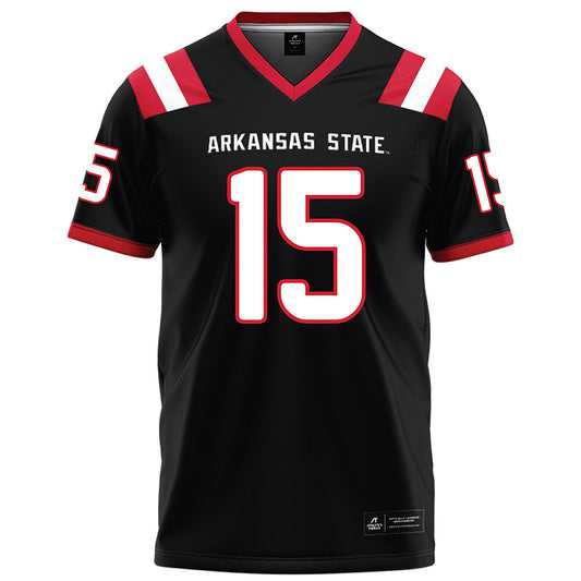 Arkansas State - NCAA Football : Brandon Greil - Black Football Jersey