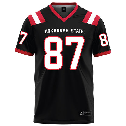 Arkansas State - NCAA Football : Tyler Little - Black Football Jersey