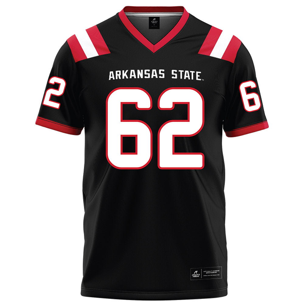 Arkansas State - NCAA Football : Jacob Pequeno - Black Football Jersey