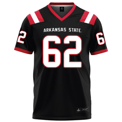 Arkansas State - NCAA Football : Jacob Pequeno - Black Football Jersey