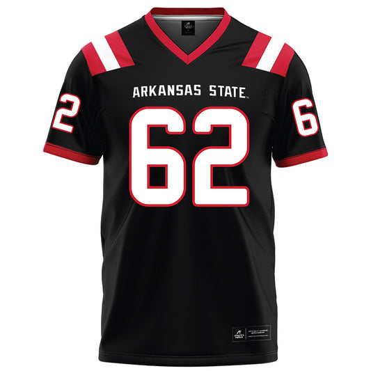 Arkansas State - NCAA Football : Jacob Pequeno - Black Football Jersey