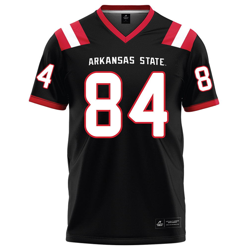Arkansas State - NCAA Football : Reed Linder - Black Football Jersey