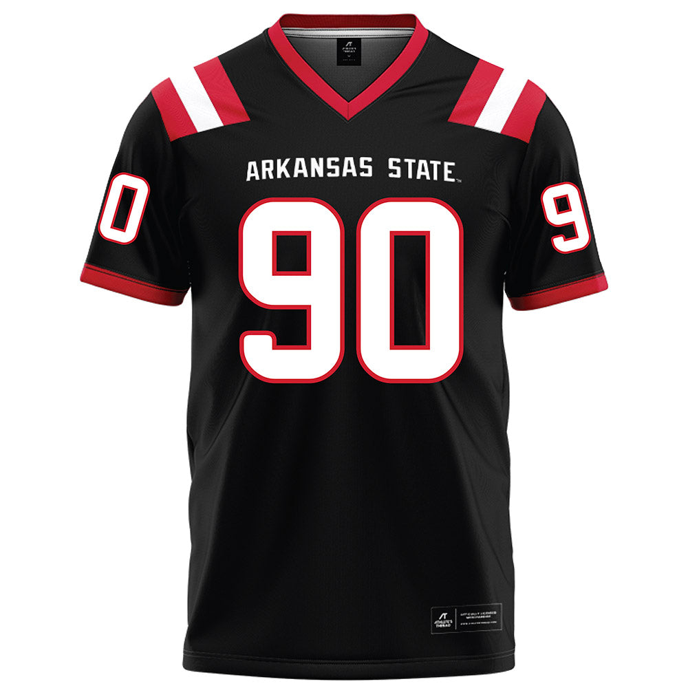 Arkansas State - NCAA Football : Lincoln Stueve - Black Football Jersey-0