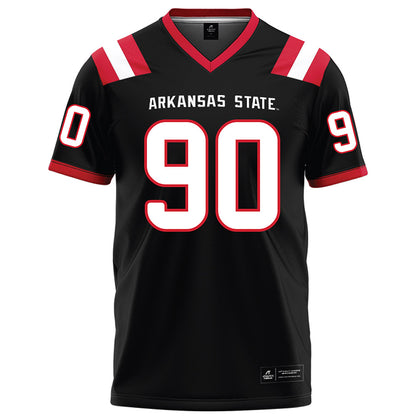 Arkansas State - NCAA Football : Lincoln Stueve - Black Football Jersey-0