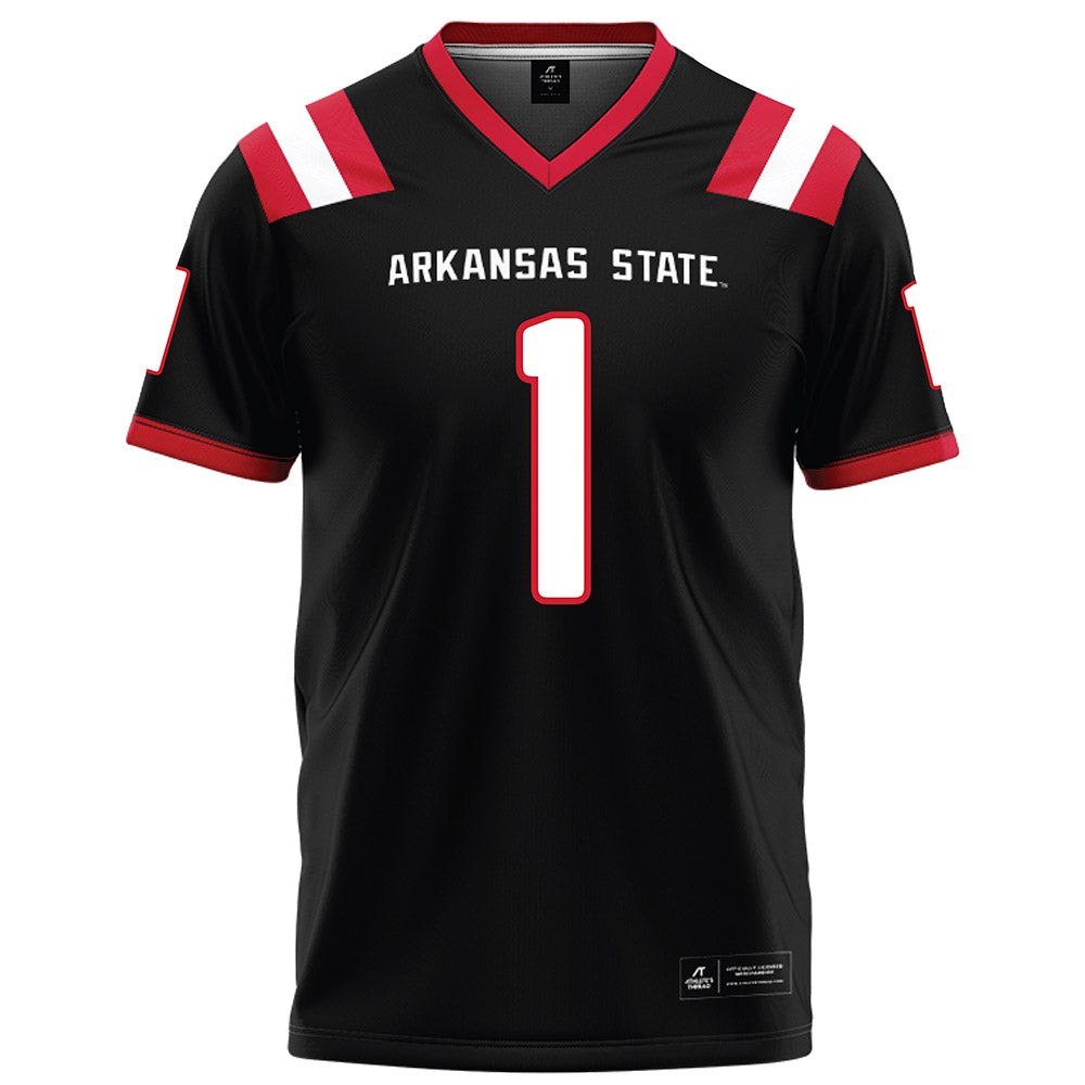 Arkansas State - NCAA Football : Braden Jackson - Black Football Jersey-0
