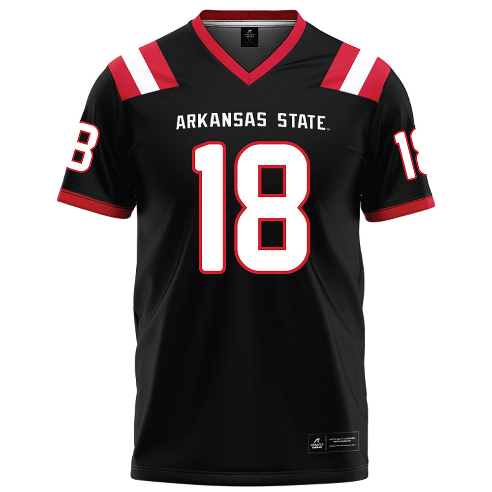 Arkansas State - NCAA Football : Romel Stevens - Black Football Jersey-0