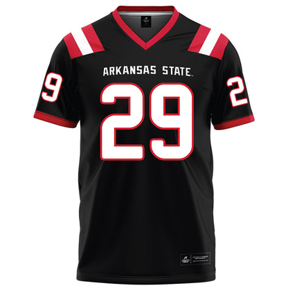 Arkansas State - NCAA Football : Jackson Waller - Black Football Jersey-0
