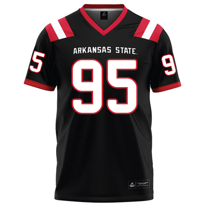 Arkansas State - NCAA Football : Thomas Puhek - Black Football Jersey