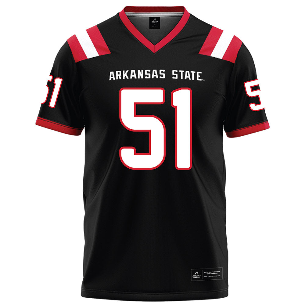 Arkansas State - NCAA Football : Cade Channell - Black Football Jersey-0