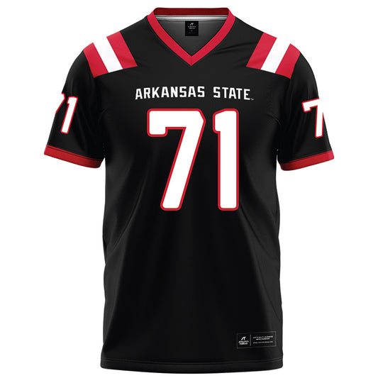 Arkansas State - NCAA Football : Chace Stratford - Black Football Jersey-0