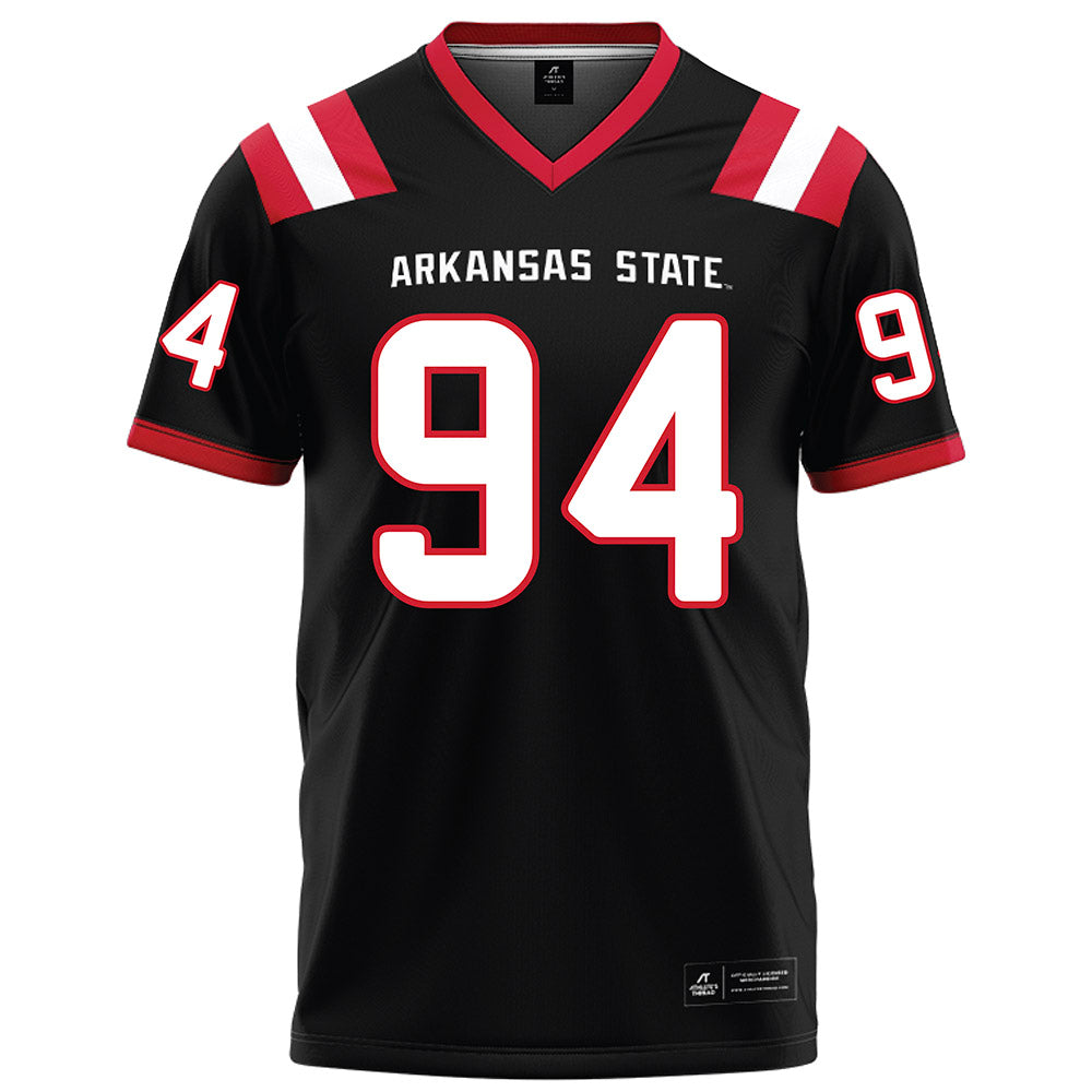 Arkansas State - NCAA Football : Cody Sigler - Black Football Jersey-0