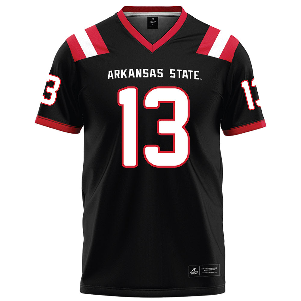 Arkansas State - NCAA Football : Tyrell Lewis - Black Football Jersey-0