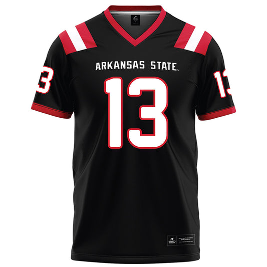 Arkansas State - NCAA Football : Tyrell Lewis - Black Football Jersey-0