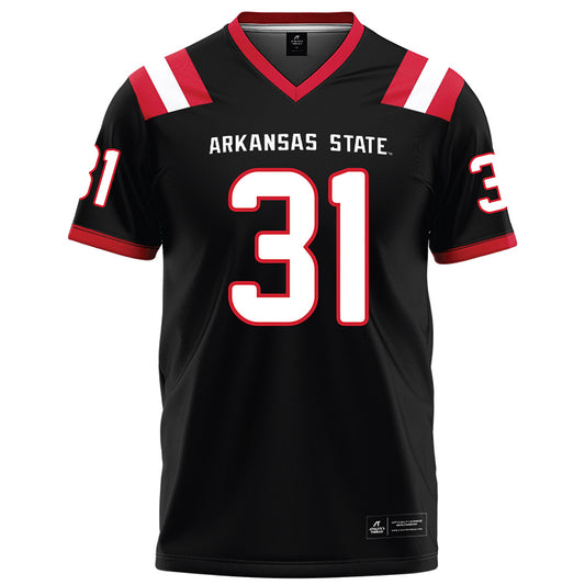 Arkansas State - NCAA Football : Xavier Ross - Black Football Jersey-0