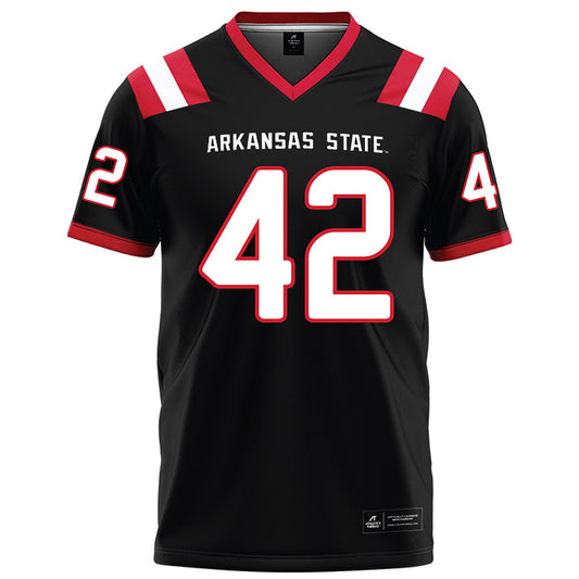 Arkansas State - NCAA Football : Kyle Nill - Black Football Jersey-0