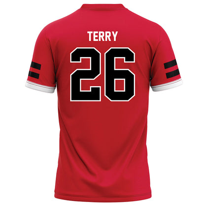 Arkansas State - NCAA Football : Kiandre Terry - Red Football Jersey