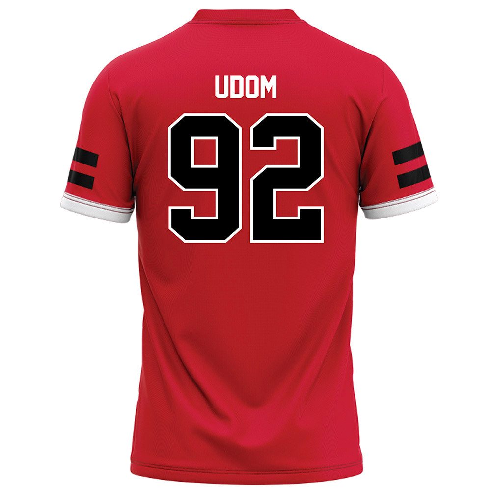 Arkansas State - NCAA Football : Obi Udom - Red Football Jersey