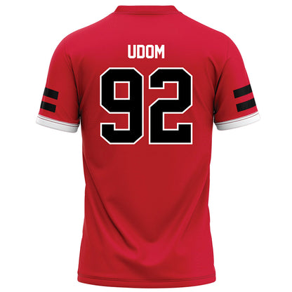 Arkansas State - NCAA Football : Obi Udom - Red Football Jersey
