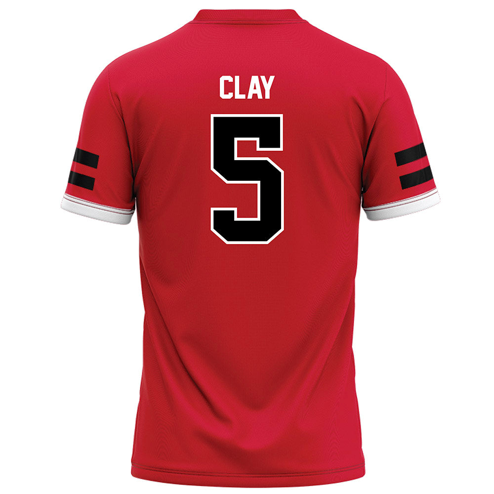 Arkansas State - NCAA Football : Kenyon Clay - Red Football Jersey-1