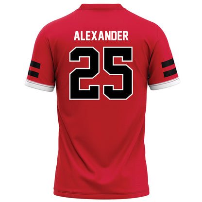 Arkansas State - NCAA Football : Aaron Alexander - Red Football Jersey-1