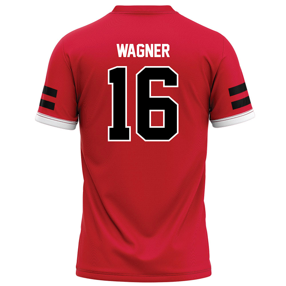 Arkansas State - NCAA Football : Bj Wagner - Red Football Jersey-1